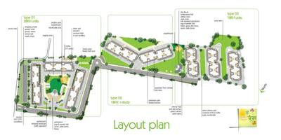 Image of 750 Sq.ft 2 BHK Apartment / Flat for sale in JKG Purvarang, Wagholi, Pune for Rs. 5000000