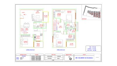 Image of 1945 Sq.ft 3 BHK Duplex for sale in SBR Florenso, K R Puram, Bengaluru for Rs. 19500000