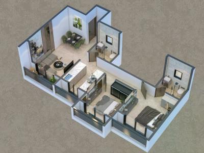 Image of 980 Sq.ft 2 BHK Apartment / Flat for sale in V A Veer Attar, Virar West, Virar for Rs. 6400000