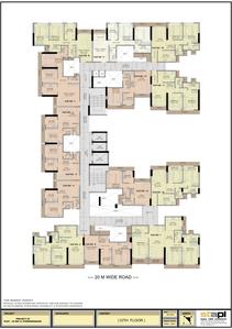 Image of 1105 Sq.ft 2 BHK Apartment / Flat for sale in Bhagwati Elysia III, Pushpak Nagar, Navi Mumbai for Rs. 8100000