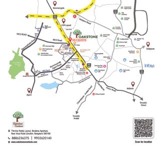 Image of 1600 Sq.ft 3 BHK Apartment / Flat for sale in Oakstone Sn Celeste, Electronic City, Bengaluru for Rs. 18100000