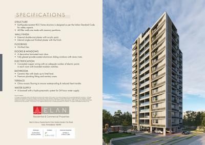 Image of 2205 Sq.ft 3 BHK Apartment / Flat for sale in Euphoria Aaryan Elan, Gota, Ahmedabad for Rs. 13000000
