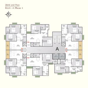 Image of 1170 Sq.ft 2 BHK Apartment / Flat for sale in Eklingji Radhe Elegance, Sanand, Ahmedabad for Rs. 3800000