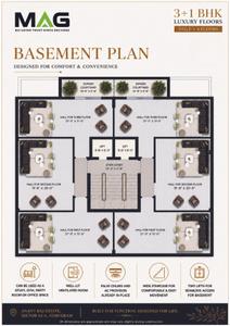 Image of 1620 Sq.ft 3 BHK Builder Floor for sale in MAG Floors, Kadarpur, Gurgaon for Rs. 24500000