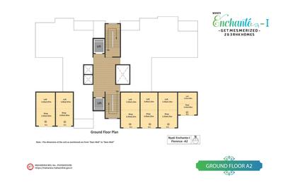 Image of 1050 Sq.ft 2 BHK Apartment / Flat for sale in Nyati Enchante II, Wadgaon Sheri, Pune for Rs. 9800000