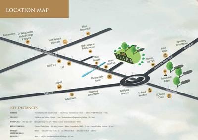 Image of 1667 Sq.ft 3 BHK Apartment / Flat for sale in Arihant Tiara, Nandambakkam, Alandur, Chennai for Rs. 19300000