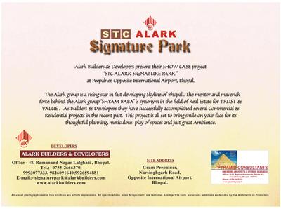 Image of 1250 Sq.ft Residential Plot / Land for sale in Alark Signature Park, Gandhinagar, Bhopal for Rs. 4375000