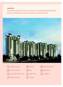 Image of 1072 Sq.ft 2 BHK Apartment / Flat for sale in Brigade Panorama Ph - 2 by Brigade Enterprises Ltd, Kambipura, Bengaluru for Rs. 9000000