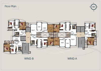 Image of 640 Sq.ft 2 BHK Apartment / Flat for sale in Kabra Paradise, Andheri West, Mumbai for Rs. 23000000