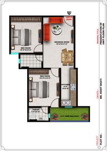 Image of 1050 Sq.ft 2 BHK Apartment / Flat for sale in Aashi Riddhi Residency, Sector 110, Noida for Rs. 4550000