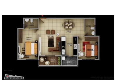 Image of 1404 Sq.ft 3 BHK Apartment / Flat for sale in Concorde Amber, Chikkakannalli, Bengaluru for Rs. 11500000
