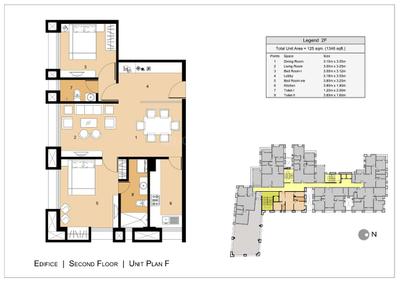 Image of 767 Sq.ft 2 BHK Apartment / Flat for sale in Ecoprime Edifice, Sarada Pally, Kolkata for Rs. 4200000