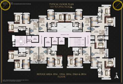 Image of 665 Sq.ft 1 BHK Apartment / Flat for sale in Om Swayambhu Siddhivinayak Balaji Residency, Thakurli, Thane for Rs. 4800000