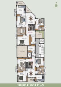 Image of 1512 Sq.ft 3 BHK Apartment / Flat for sale in Preetha Sivaji Gardens, Medavakkam, Chennai for Rs. 13000000