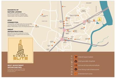 Image of 775 Sq.ft 2 BHK Apartment / Flat for sale in Vedant Sumeet Elite, Thane West, Thane for Rs. 8499999