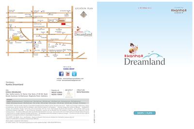 Image of 613 Sq.ft 2 BHK Apartment / Flat for sale in Kanha Dreamland, Waghodia Road, Vadodara for Rs. 2800000