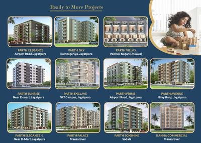 Image of 1300 Sq.ft 3 BHK Apartment / Flat for sale in Parth Silverline, Sitapura, Jaipur for Rs. 5400000