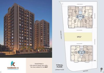 Image of 2358 Sq.ft 3 BHK Apartment / Flat for sale in Ameen Kazmain 14, Juhapura, Ahmedabad for Rs. 18500000
