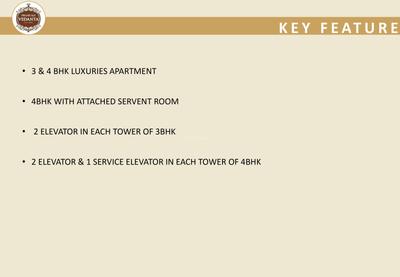 Image of 1200 Sq.ft 3 BHK Apartment / Flat for sale in Pramukh Vedanta, Chala, Vapi for Rs. 8500000