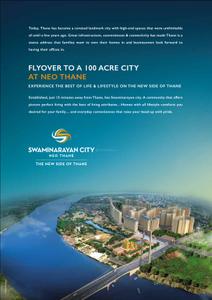 Image of 621 Sq.ft 1.5 BHK Apartment / Flat for sale in Swaminarayan City Phase II, Dombivli West, Thane for Rs. 4500000