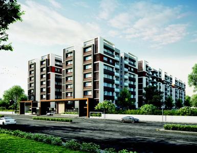 Image of 2588 Sq.ft 3 BHK Apartment / Flat for sale in Sawera Sanidhya, Nikol, Ahmedabad for Rs. 8500000