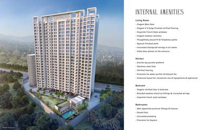 Image of 930 Sq.ft 2 BHK Apartment / Flat for sale in Squarefeet Mahavir Square, Thane West, Thane for Rs. 16900000