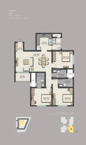 Image of 1600 Sq.ft 3 BHK Apartment / Flat for sale in Sobha City Athena, Chokkanahalli, Bengaluru for Rs. 23000000