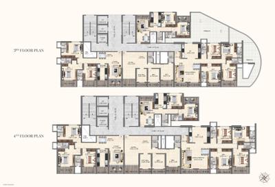 Image of 2980 Sq.ft 4 BHK Apartment / Flat for sale in V Ten Lake View, Kalyan West, Kalyan for Rs. 25800000