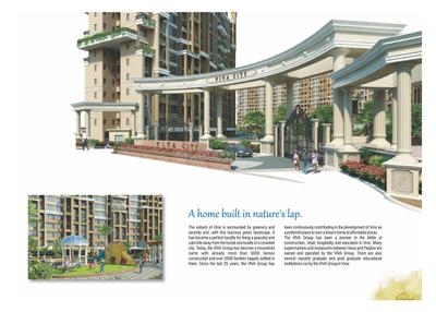 Image of 750 Sq.ft 1 BHK Apartment / Flat for sale in Viva City, Virar West, Virar for Rs. 3200000