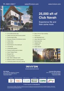 Image of 2175 Sq.ft 3 BHK Apartment / Flat for sale in Invicon Navah, Kanuru, Vijayawada for Rs. 16000000