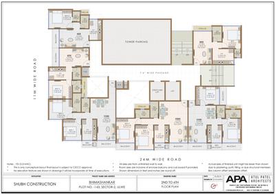 Image of 1205 Sq.ft 2 BHK Apartment / Flat for sale in Shubh Bhimashankar, Ulwe, Navi Mumbai for Rs. 12000000