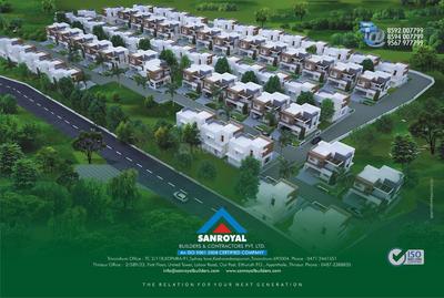 Image of 1140 Sq.ft 3 BHK Villa for sale in Sanroyal Clair City, Uliyazhathura, Thiruvananthapuram for Rs. 7000000