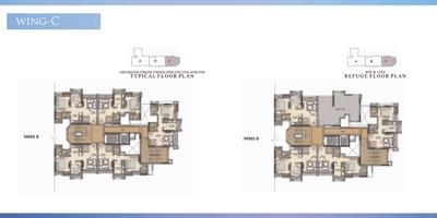 Image of 1056 Sq.ft 2 BHK Apartment / Flat for sale in Rajhans Moonstone, Vasai West, Vasai for Rs. 11200000