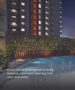 Image of 1200 Sq.ft 2 BHK Apartment / Flat for sale in Suraksha Whispering Waves, Begur, Bengaluru for Rs. 14290920