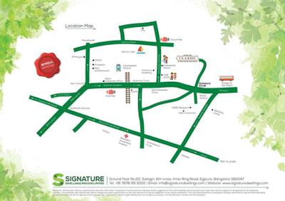 Image of 982 Sq.ft 2 BHK Apartment / Flat for sale in Signature Classic, Sompura, Bengaluru for Rs. 7900000