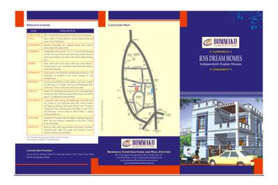 Image of 945 Sq.ft 2 BHK Independent House for sale in Bommaku RNS Dream Homes, Boduppal, Hyderabad for Rs. 12500000