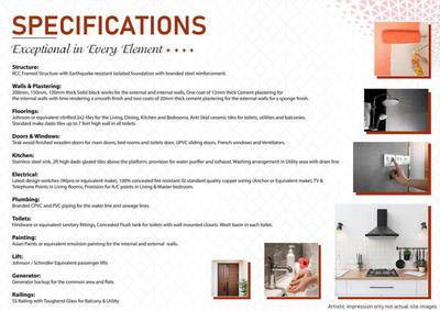 Image of 940 Sq.ft 2 BHK Apartment / Flat for sale in Poorvi Enchanting, Chikkanayakanahalli, Choodasandra, Bengaluru for Rs. 12400000