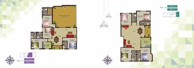 Image of 2950 Sq.ft 5 BHK Apartment / Flat for sale in Bhuwalka Aishwarya Gardens , Bhowanipore, Kolkata for Rs. 57500000