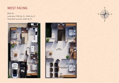 Image of 3200 Sq.ft 4 BHK Villa for sale in Shreeyam Veda, Peelamedu, Coimbatore for Rs. 35000000