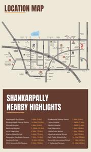 Image of 1100 Sq.ft 2 BHK Apartment / Flat for sale in SVR Kiara, Shankarpally, Hyderabad for Rs. 5400000