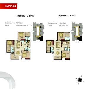 Image of 1141 Sq.ft 2 BHK Apartment / Flat for sale in West Holmes, Kudappanakunnu, Thiruvananthapuram for Rs. 6100000