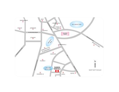 Image of 1265 Sq.ft 2 BHK Apartment / Flat for sale in Goel Vertica, Electronic City, Bengaluru for Rs. 12000000