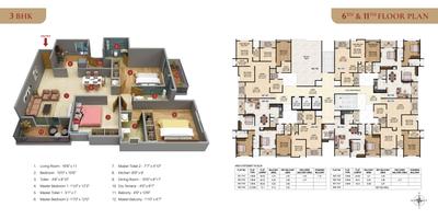 Image of 1200 Sq.ft 3 BHK Apartment / Flat for sale in Swastika, Bibwewadi, Pune for Rs. 16500000