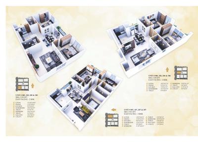 Image of 2177 Sq.ft 3 BHK Apartment / Flat for sale in SLB Royal Touch, Thanisandra, Bengaluru for Rs. 17500000