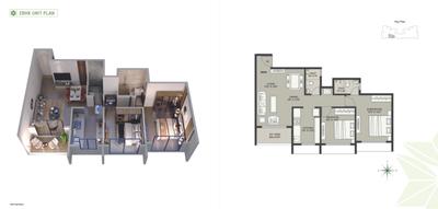 Image of 1120 Sq.ft 2 BHK Apartment / Flat for sale in Varsha Balaji Vista, Panvel, Navi Mumbai for Rs. 14000000