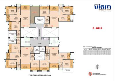 Image of 1050 Sq.ft 2 BHK Apartment / Flat for sale in Venkatesh Viom, Kothrud, Pune for Rs. 14900000
