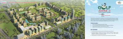 Image of 850 Sq.ft 2.5 BHK Apartment / Flat for sale in Aims Golf Avenue 2, Sector 75, Noida for Rs. 13500000