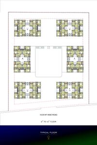 Image of 1330 Sq.ft 2 BHK Apartment / Flat for sale in Meghreji Zainab Highland, Sarkhej, Ahmedabad for Rs. 7250000