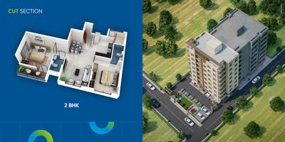 Image of 950 Sq.ft 2 BHK Apartment / Flat for sale in SV Anshul Ira, Wadgaon Sheri, Pune for Rs. 8500000