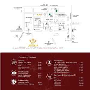 Image of 804 Sq.ft 2 BHK Apartment / Flat for sale in RNA NG Aroma Phase I, Navghar, Mumbai for Rs. 11300000